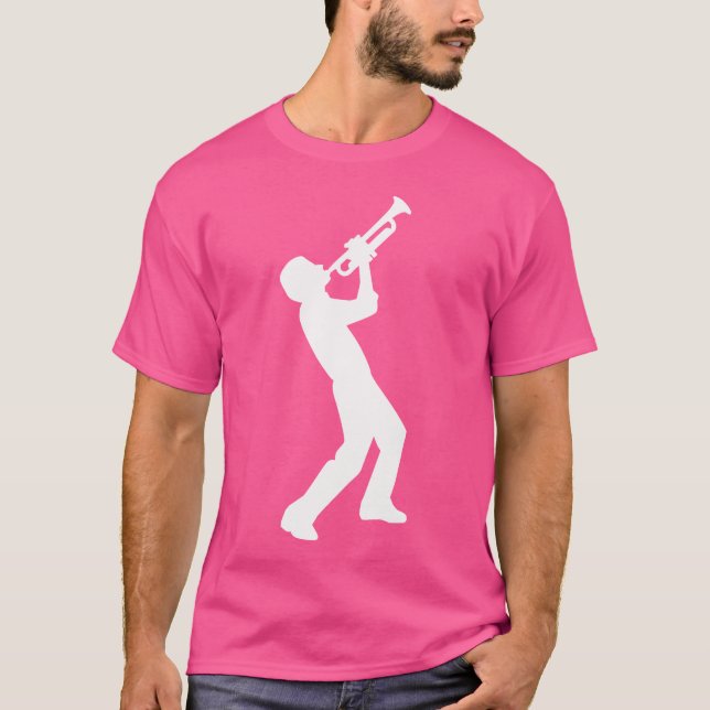 Camiseta Trompetista Com Trompete (Frente)