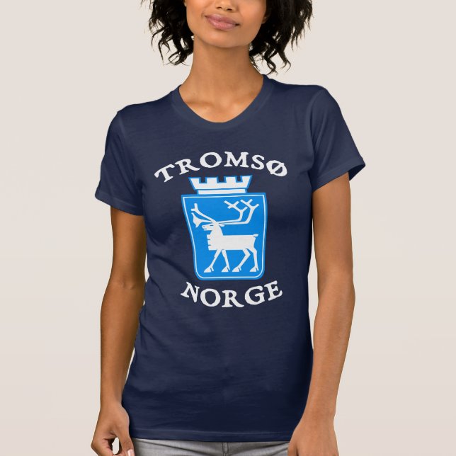 Camiseta Tromsø, Noruega (Norge) (Frente)