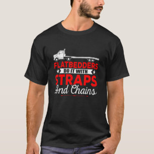 Camiseta Troncos-Tronco Fazem-No Com Precintas E Cadeias