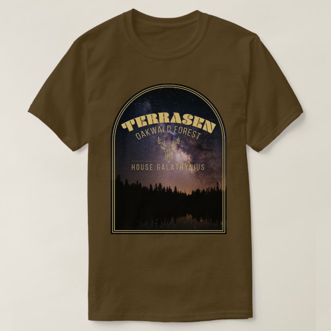 Camiseta Trono de Glass Terrasen (Frente do Design)