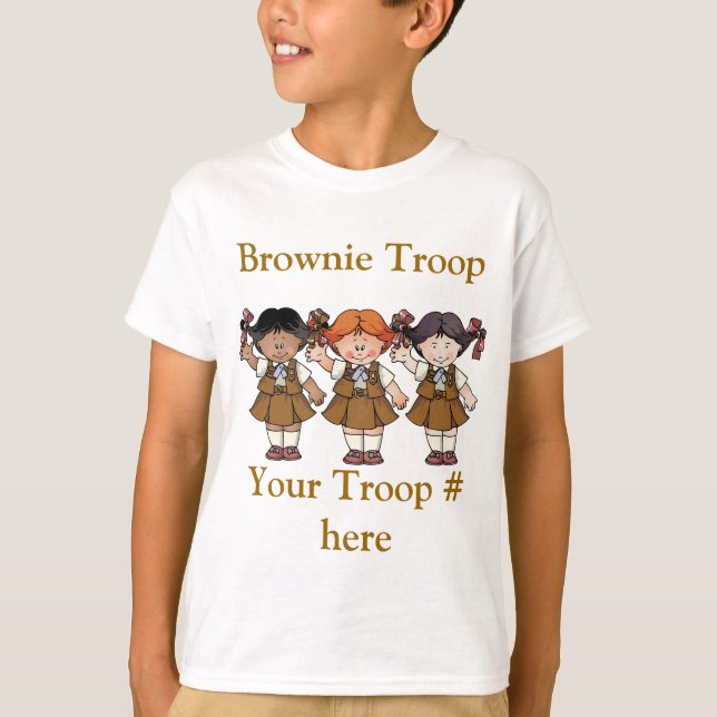 Camiseta Tropa da brownie (Frente)