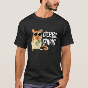 Camiseta Tropa de Gerbil Bebendo Limonada Óculos de Aviador