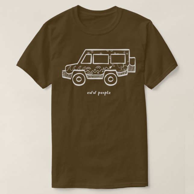Camiseta tropa de pessoas (Frente do Design)