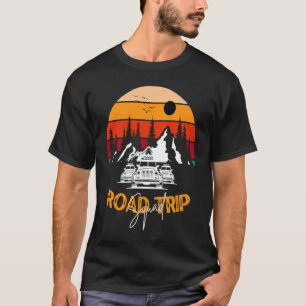 Camiseta Tropa De Viagem Em Estrada Férias Familiares De Ca
