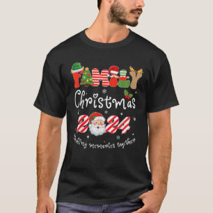 Camiseta Tropa Duende do Papai Noel Roupas de Família Combi