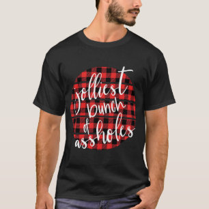Camiseta Tropa Mais Alegre de Buracos Natal Sarcástico