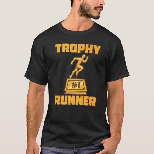 Camiseta Trophy Runner Prêmio vencedor Prêmio C (Frente)