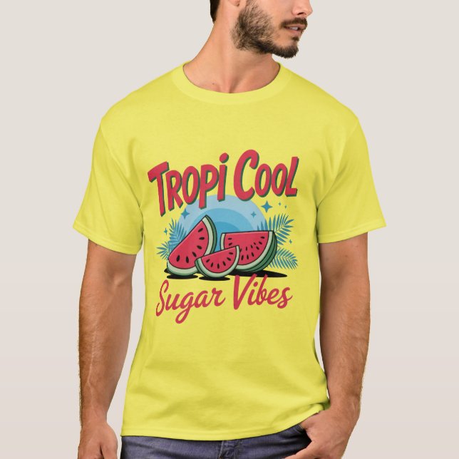 Camiseta Tropi Cool Sugar Vibes  (Frente)
