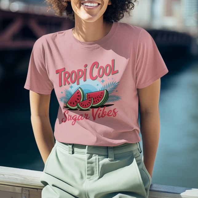 Camiseta Tropi Cool Sugar Vibes  (Tropi Cool Sugar Vibes Tri-Blend Shirt)