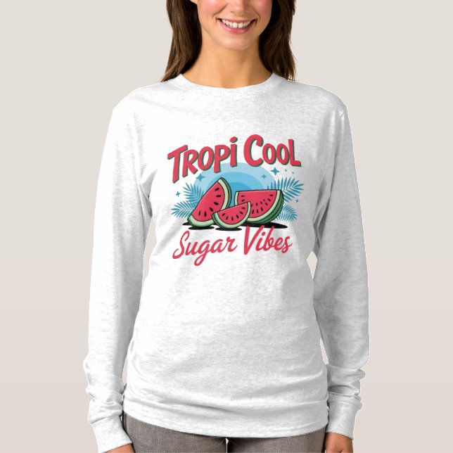Camiseta Tropi Cool Sugar Vibes  (Frente)