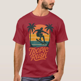 Camiseta Tropic Rush - Vibes do Skate Vintage