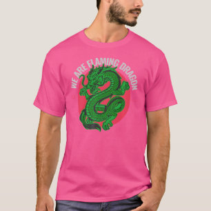 Camiseta Tropic Thunder Flaming Dragon Clássico Engraçado M