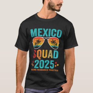 Camiseta Tropica de Famílias de Férias do México 2025 Corre