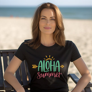 Camiseta Tropical "Aloha Summer"