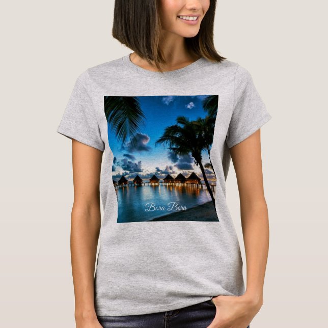 Camiseta Tropical Bora Bora (Frente)