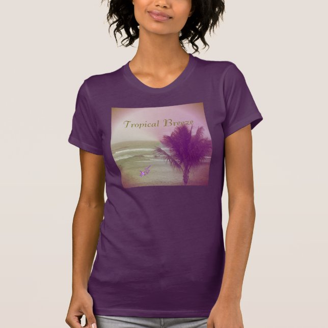 Camiseta Tropical Breeze Fine Jersey EggPlant (Frente)