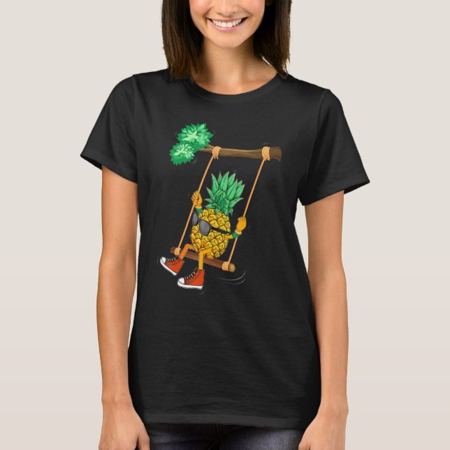 Camiseta Tropical de Ananás Tropicais de Ananás (Frente)