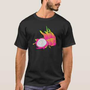 Camiseta Tropical de Fruta Pitaya, Fruta Dragão