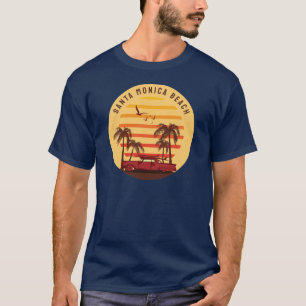 Camiseta tropical e vibrante para pajões de praia