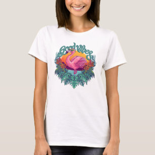 Camiseta Tropical Flamingo