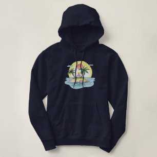 Camiseta Tropical Island Sunset Streetwear