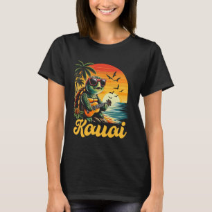 Camiseta Tropical Kauai Hawaii Sea Turtle Havaiana Vacinaçã