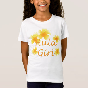Camiseta Tropical Laua Hula Girl Floral Kids