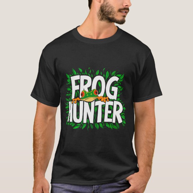 Camiseta Tropical Legal Hunter Funny Design Para Sapo Fa (Frente)