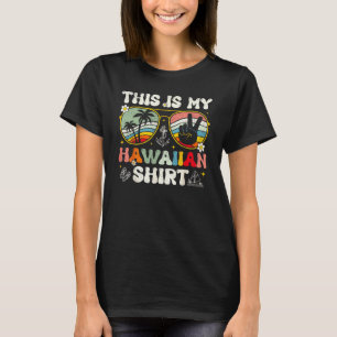 Camiseta Tropical Luau Costume Party Hawaii Cute Este É O M