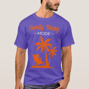 Camiseta Tropical Palm Trees Furiosos Férias Familiares Ver