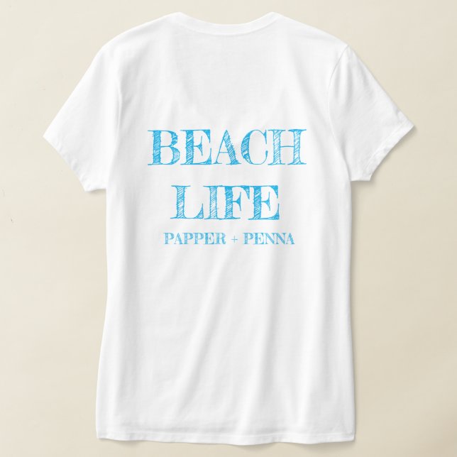 Camiseta Tropical Shops Vneck (Postura das costas)