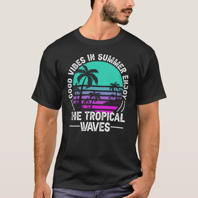 Camiseta Tropical Summer Vibes-82646 (Frente)