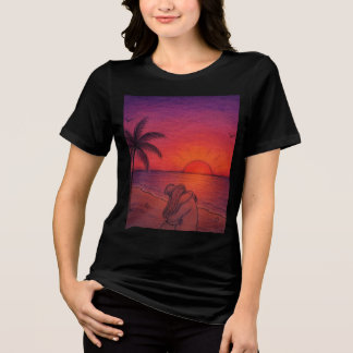Camiseta Tropical Sunset Beach | Estética de Verão