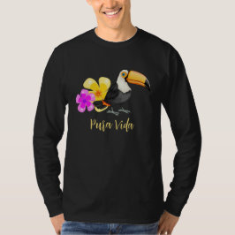 Camiseta Tropical Toucan Pura Vida Design Camiseta
