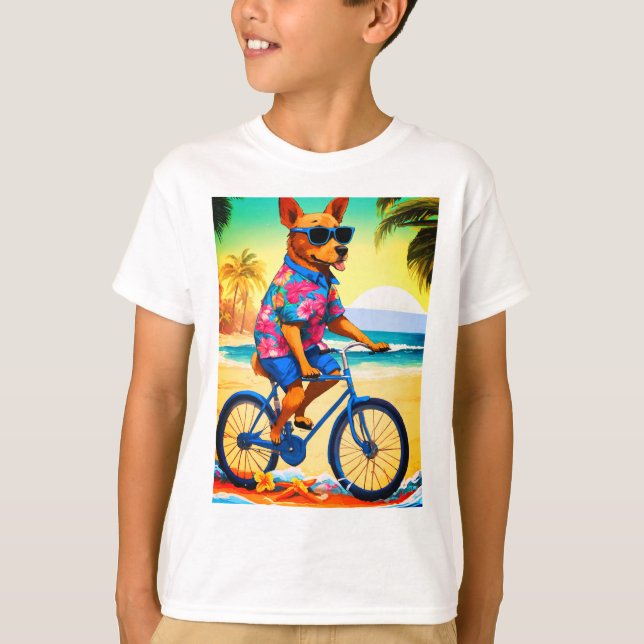 Camiseta Tropical Vibes Canine (Frente)