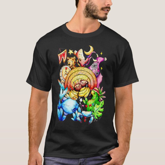 Camiseta Tropicalia Aquarela (Frente)