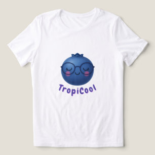 Camiseta TropiCool Blueberry - Edição Crowned & Cute