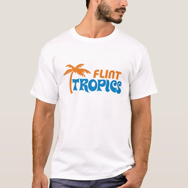 Camiseta Trópicos do sílex (Frente)
