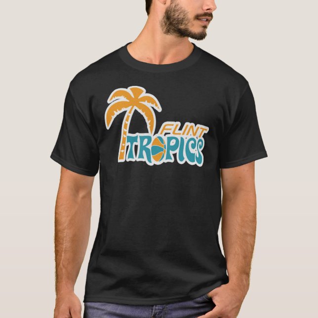 Camiseta Trópicos Flint Retro-Essential T Shirt (Frente)