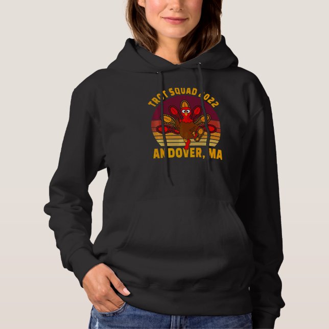 Camiseta Trot Squad 2022 Andover Mães Runner de Ação de Gra (Frente)