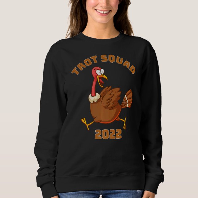 Camiseta Trot Squad 2022 Running Turkey Graphic (Frente)