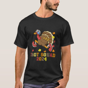 Camiseta Trot Squad 2024 Dia de Ação de Graças Correndo na