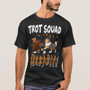 Camiseta Trot Squad Correndo Com Xadrez Laranja Com Turke