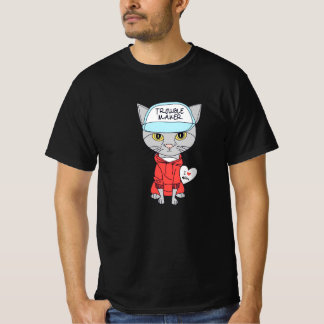 Camiseta trouble maker catlover 
