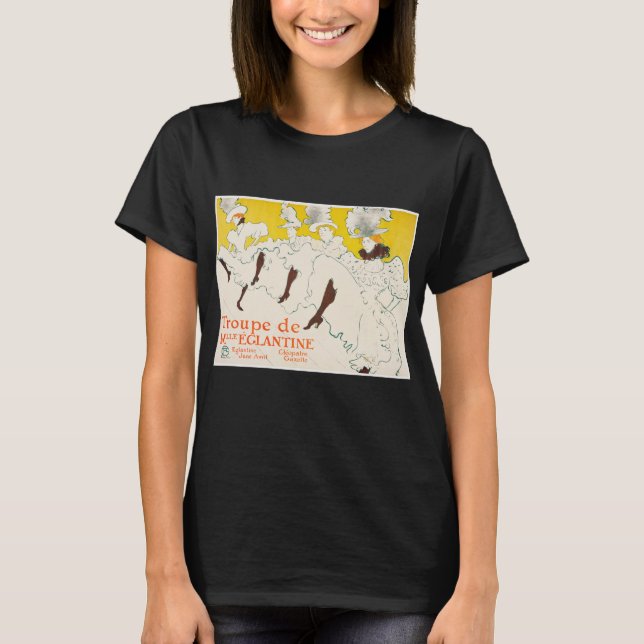 Camiseta Troupe de Mademoiselle Eglantine, Toulouse Lautrec (Frente)