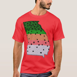 Camiseta Trout Pescaria Arco-Íris Patterno Geórgia