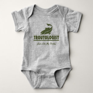 Camiseta TROUTOLOGISTA DE PESCA Engraçado