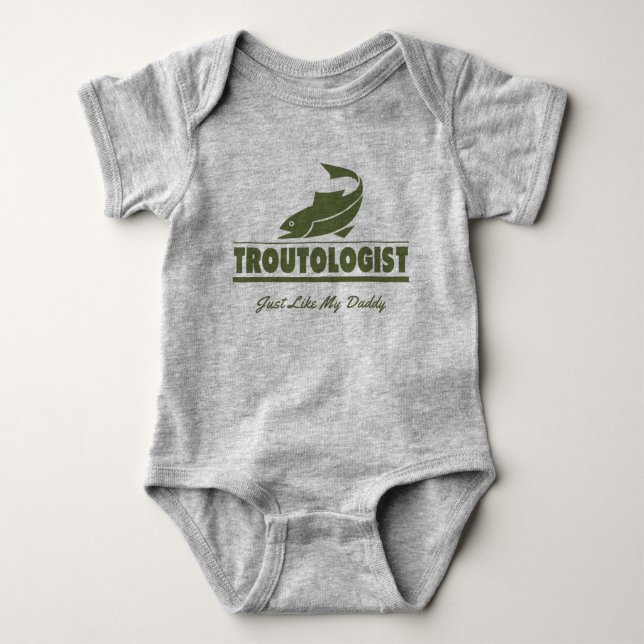 Camiseta TROUTOLOGISTA DE PESCA Engraçado (Frente)