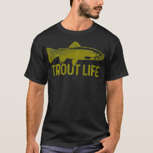 Camiseta Trouxer Voo Pesca Truta Pescador Gif