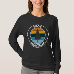 Camiseta Troy Montana MT USA City Pride Retro Sunset
